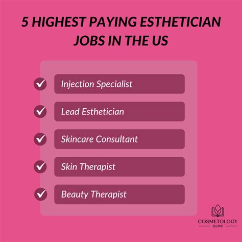 esthetician salary|highest paid esthetician states.